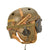 Original U.S. WWII Officer-Named M38 Tanker Helmet by Sears with Earphones and Polaroid Model 1944 Goggles Original Items