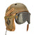 Original U.S. WWII Officer-Named M38 Tanker Helmet by Sears with Earphones and Polaroid Model 1944 Goggles Original Items