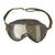 Original U.S. WWII Officer-Named M38 Tanker Helmet by Sears with Earphones and Polaroid Model 1944 Goggles Original Items