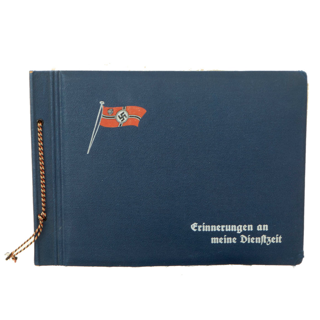 Original German Pre WWII Kriegsmarine Naval Service Personal Photo Album - Erinnerungen an Meine Dienstzeit - 125 Photos Original Items