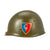 Original U.S. WWII Early McCord FSFB M1 Helmet With 38th Infantry Division Painted Seaman Paper Co. Liner - 63B Original Items