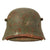 Original German WWII M18 Transitional Army Single Decal Helmet with Liner - Size 64 Shell Original Items
