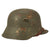 Original German WWII M18 Transitional Army Single Decal Helmet with Liner - Size 64 Shell Original Items
