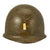 Original U.S. WWII 3rd Infantry Division Lieutenant’s M1 Swivel Bale Helmet with Westinghouse Liner Original Items