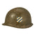 Original U.S. WWII 3rd Infantry Division Lieutenant’s M1 Swivel Bale Helmet with Westinghouse Liner Original Items