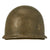 Original U.S. WWII 3rd Infantry Division Lieutenant’s M1 Swivel Bale Helmet with Westinghouse Liner Original Items