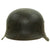 Original German WWII M42 Army Heer Helmet with Dome Stamp - Stamped NS66 Original Items