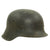 Original German WWII M42 Army Heer Helmet with Dome Stamp - Stamped NS66 Original Items