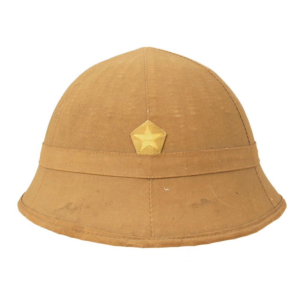 Original Imperial Japanese Army WWII Type 98 Sun Pith Helmet - dated 1943 Original Items