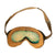 Original U.S. WWII Army Air Force Aviator Flight Helmet Set - Polaroid B-8 Goggles, A-14 Mask, A-11 Helmet Original Items