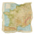 Original U.S. WWII Airborne "Zones of France" D-Day Silk Map - Dated March 1944 - WEA Western European Area Original Items