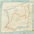 Original U.S. WWII Airborne "Zones of France" D-Day Silk Map - Dated March 1944 - WEA Western European Area Original Items