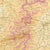 Original U.S. WWII Airborne "Zones of France" D-Day Silk Map - Dated March 1944 - WEA Western European Area Original Items