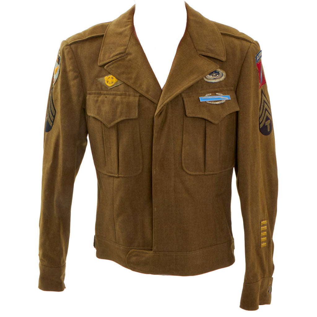 Original U.S. WWII 325th Glider Infantry Regiment Named Ike Jacket - 82nd Airborne Division Original Items