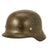 Original German WWII Extra Large M35 Single Decal Kriegsmarine Navy Helmet with Partial 61cm Liner & Chinstrap - ET68 Original Items