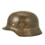 Original German WWII Extra Large M35 Single Decal Kriegsmarine Navy Helmet with Partial 61cm Liner & Chinstrap - ET68 Original Items