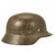 Original German WWII Extra Large M35 Single Decal Kriegsmarine Navy Helmet with Partial 61cm Liner & Chinstrap - ET68 Original Items