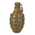 Original U.S. WWII Inert MkII Pineapple Grenade with Yellow Ring & M10A2 Fuze Original Items
