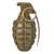 Original U.S. WWII Inert MkII Pineapple Grenade with Yellow Ring & M10A2 Fuze Original Items