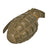 Original U.S. WWII Inert MkII Pineapple Grenade with Yellow Ring & M10A2 Fuze Original Items