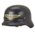Original German WWII Luftschutz Civil Air Defense Beaded M40 Helmet - marked Q68 Original Items