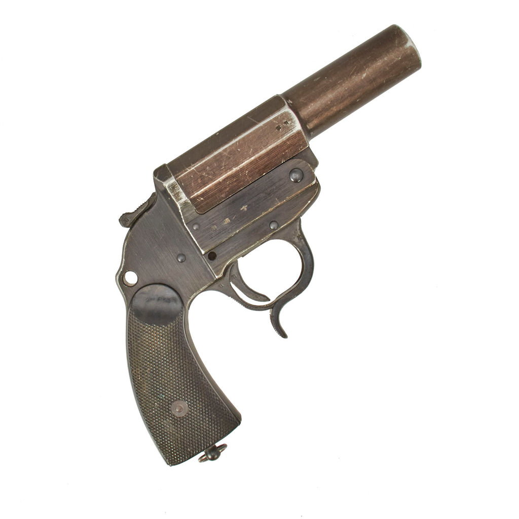 Original German WWII Rare Kampfpistole Z Model LP 34 Signal Flare Pistol by ERMA-Erfurt - Dated 1941 Original Items