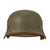 Original German WWII Extra Large M35 Single Decal Army Heer Helmet with 60cm Liner - NS68 Original Items