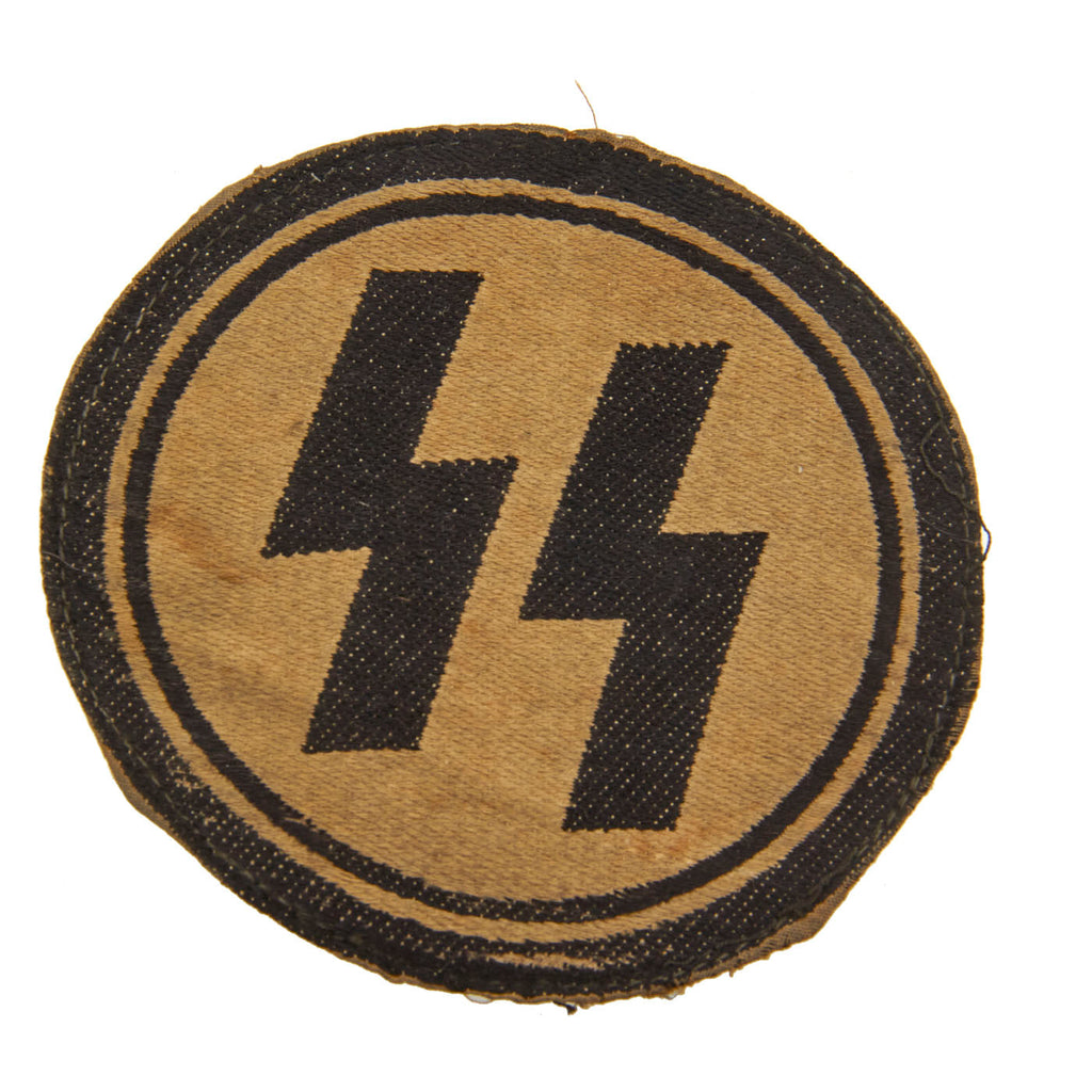 Original Rare German WWII SS M35 Sports Shirt Patch - Schutzstaffel Original Items