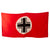 Original German WWII Balkenkreuz (Beam Cross) Tank Identification Flag - MINT - 40" x 75" Original Items