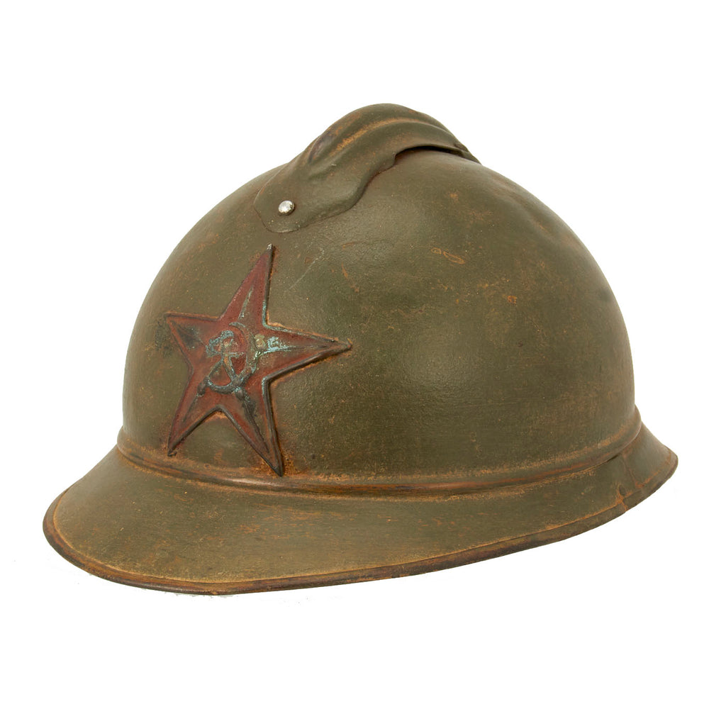 RARE Original Soviet Issue WWI 1920’s-1930’s Russian Model 1915 Adrian Helmet Original Items
