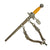Original German WWII 2nd Model Luftwaffe Dagger by Robert Klaas with Hanger and Portepee Original Items