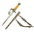Original German WWII 2nd Model Luftwaffe Dagger by Robert Klaas with Hanger and Portepee Original Items