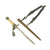 Original WWII German 2nd Model Luftwaffe Dagger with Scabbard, Hanger & Portepee Original Items