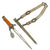 Original WWII German Army Heer Officer Monogrammed Dagger by Carl Eickhorn with Belt Hanger and Portepee Original Items
