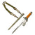Original WWII German Army Heer Officer Monogrammed Dagger by Carl Eickhorn with Belt Hanger and Portepee Original Items