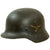 Original German WWII M40 Single Decal Luftwaffe Helmet with Relic Size 57cm Liner - Q64 Original Items