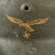 Original German WWII M40 Single Decal Luftwaffe Helmet Size 58cm Liner - Q66 Original Items