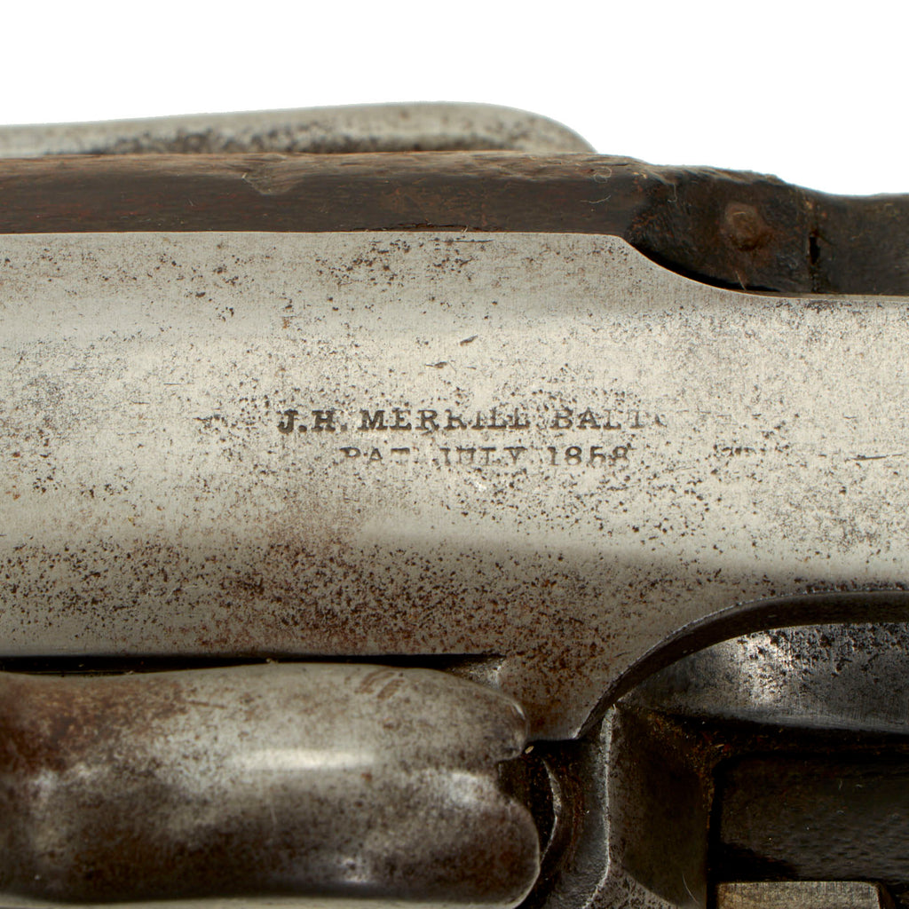 Original U.S. Civil War J.H. Merrill M1858 Early 2nd Type Saddle Ring ...
