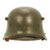 Original German WWII M17 Transitional Army Double Decal Helmet - Size 64 Shell Original Items