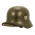 Original German WWII M17 Transitional Army Double Decal Helmet - Size 64 Shell Original Items