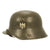 Original German WWII M17 Transitional Army Double Decal Helmet - Size 64 Shell Original Items