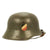 Original German WWII M17 Transitional Army Double Decal Helmet - Size 64 Shell Original Items