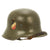Original German WWII M17 Transitional Army Double Decal Helmet - Size 64 Shell Original Items