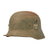 Original German WWII M18 Transitional Army Single Decal Helmet with Liner - Size 66 Shell Original Items