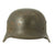 Original German WWII Army Heer M35 Service Worn Single Decal Helmet with 1942 Dated Liner - ET64 Original Items