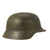 Original German WWII Army Heer M35 Service Worn Single Decal Helmet with 1942 Dated Liner - ET64 Original Items