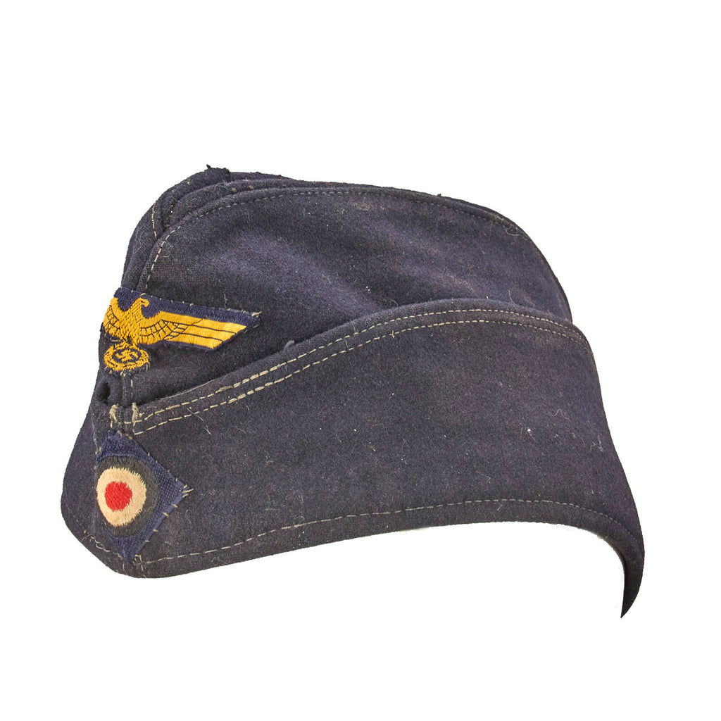 Original German WWII Kriegsmarine Navy NCO M38 Size 57cm Overseas Cap - Schiffchen Original Items