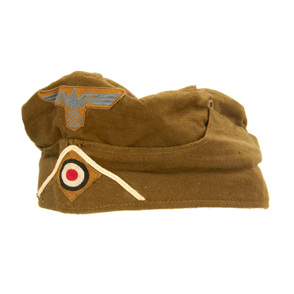 Original German WWII DAK Afrika Korps Infantry Overseas Cap by Hans Brandt - Size 54 Original Items
