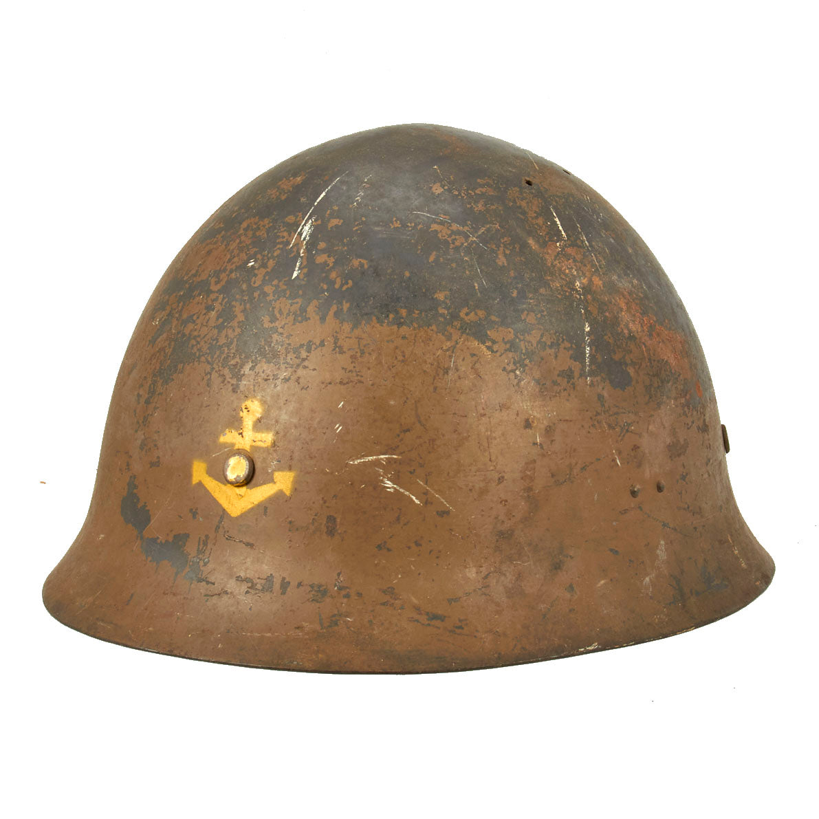 Snlf Original Japanese WWII Special Naval Landing Forces (SNLF) Helmet with ...
