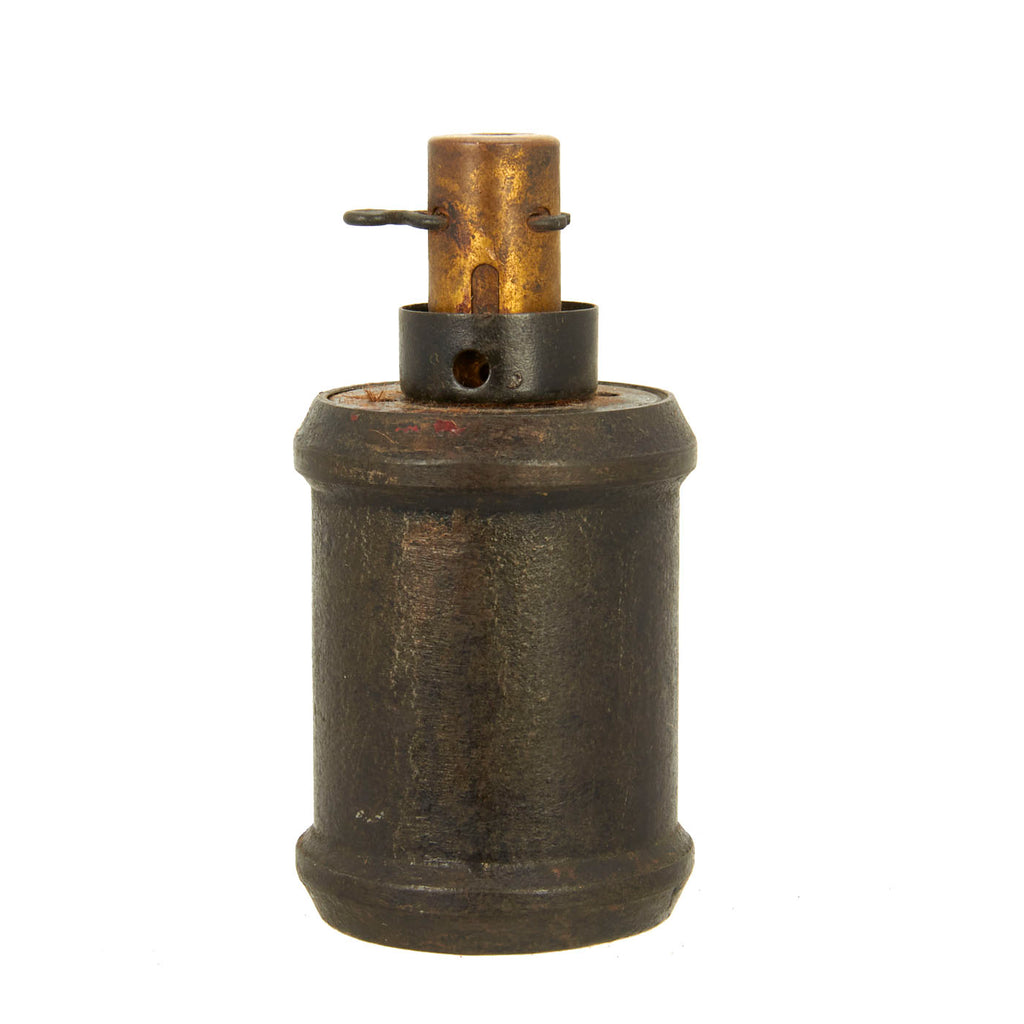 Original Japanese WWII Type 99 "Kiska" Hand Grenade with Fuse - Inert Original Items